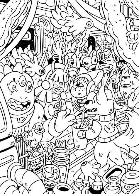 Strange Coloring Books