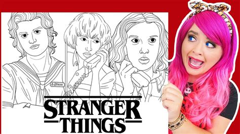 Strange Things Coloring Tutorial Invert Tumblr Co