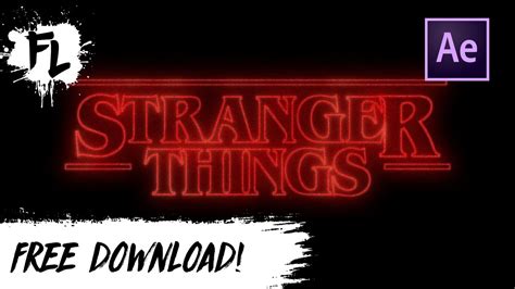 Stranger Things Intro Template