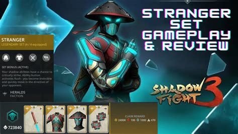 Stranger shadow fight 3.  A piece of cloth.  Which would give him Buil...