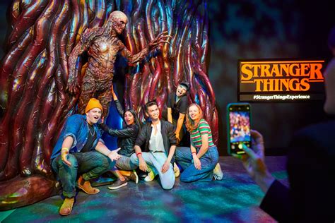 Stranger things experience. "Stranger Things" fans, you'll soon have a chance to immerse yourself in the Upside Down. Starting in June, fans of the hit Netflix series can pay a visit to "Stranger Things: The Experience" in ... 