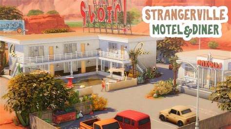 Strangerville Motel & Diner 🍔 The Sims 4: Speed Build