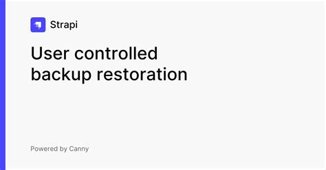 Strapi backup.  Strapidocker-tools Tools to create / backup and restore a strapi docke...