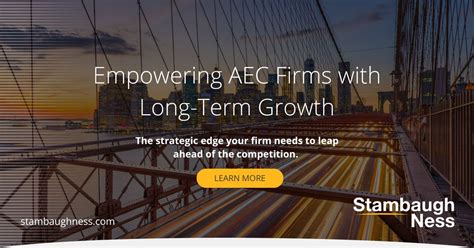 Strategic Growth Advisory for AEC Firms by Stambaugh Ness