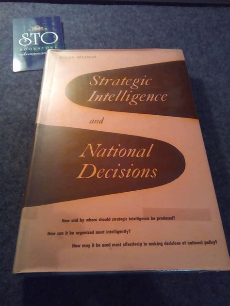 Strategic Intelligence and National Decisions Foreign Affairs