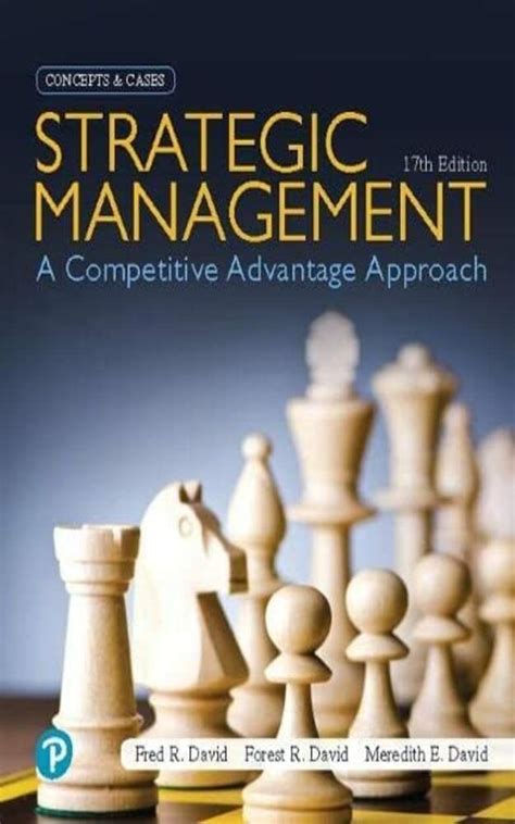 Strategic management 14th edition by fred r david. - Solución manual dinámica estructural mario paz.