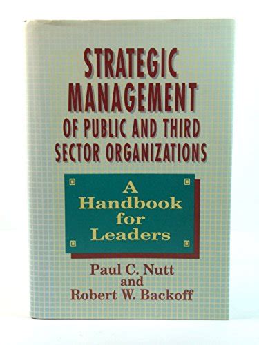 Strategic management of public and third sector organizations a handbook. - Holden commodore ve sv6 workshop manual.