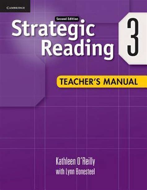 Strategic reading level 3 teachers manual by kathleen oreilly. - Toyota hilux 1ks te motor technisches werkstatthandbuch download alle modelle ab 1999 gedeckt.