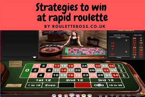 rapid roulette strategy