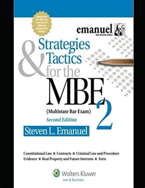 Full Download Strategies  Tactics For The Mbe 2 By Steven L Emanuel