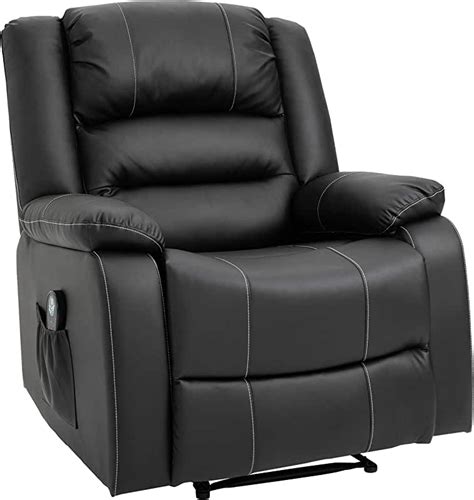 5&x27;&x27; W Classic Super Soft And Oversize Top Faux Leather Manual Recliner With Rivets. . Stratolounger