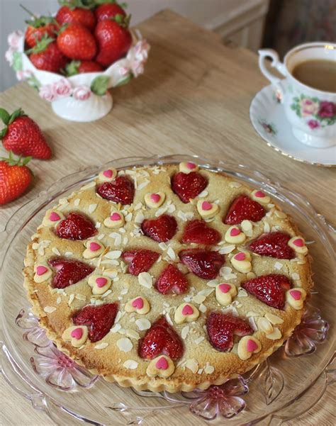 Strawberry Bakewell Tart - Sibel