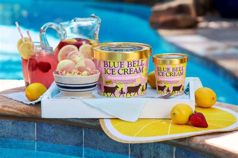 Strawberry Lemonade Ice Cream - Blue Bell Creameries