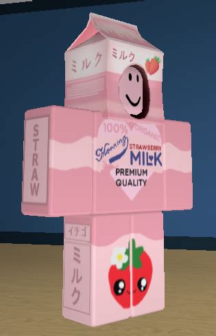 Strawberry Milk Roblox Shirt