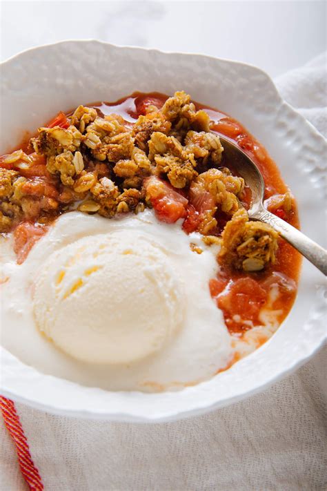 Strawberry Rhubarb Crisp Recipe - Cookie and Kate