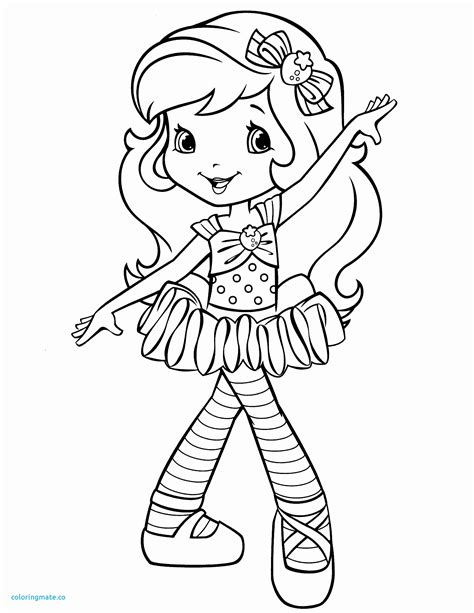 Strawberry Shortcake Princess Coloring Pages