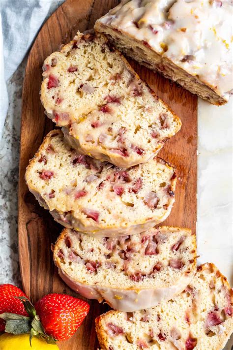 Strawberry Streusel Loaf Cake Recipe