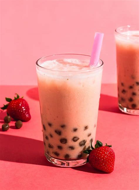 Strawberry bubble tea. Fusion Select DIY Strawberry Bubble Tea Kit Flavored Bubble Tea Drink, XL Boba Straws, Shaker Bottle, 2 Packs of Quick Cook Tapioca Pearl, 2.2lb Bubble Tea, Authentic Bubble Tea from Taiwan Asmr Food. Strawberry 5 Piece Set. 4.2 out of 5 stars 288. $34.99 $ 34. 99 ($34.99/Count) 