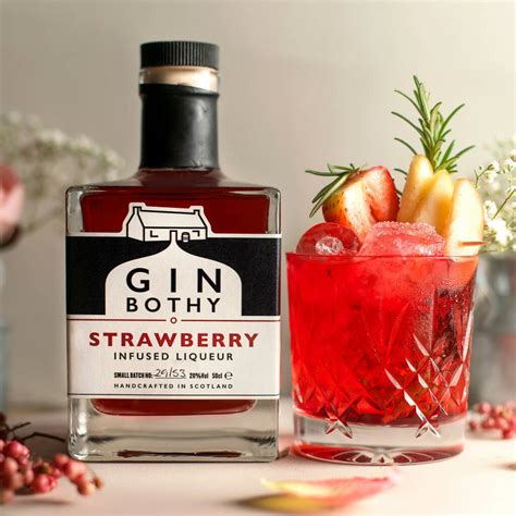 Strawberry gin. Add the berries and basil to a cocktail shaker and muddle together. Add gin, lime juice, and simple syrup (or stevia). Stir. Using a slotted spoon, scoop the fruit out and transfer it to the bottom of two high-ball glasses. Add ice, then pour the contents of the cocktail shaker over the top. Finish with club soda. 