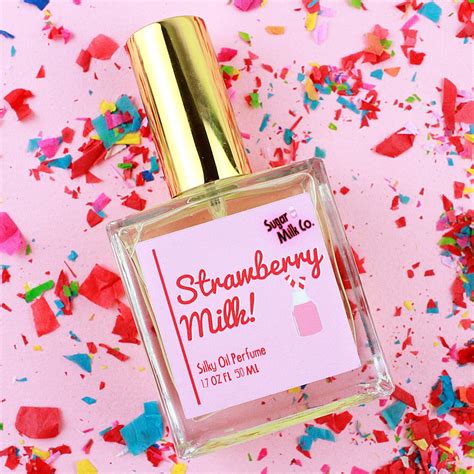Strawberry milk perfume. Strawberry Milk Perfume. Sweet strawberries blended with whipped cream and milk! These are the delicious notes that make up Sugar Milk’s delicious smelling Strawberry Milk perfume! Luvmilk. General Catalog. General Catalog Body … 