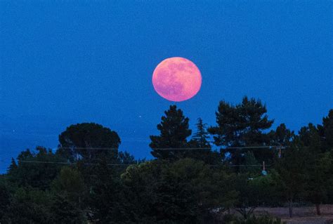 Strawberry moon. The Moon will appear full all weekend long. 