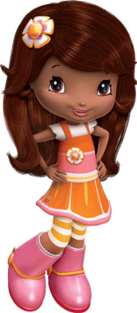Strawberry shortcake characters orange blossom. Orange Blossom is the first character of color to be featured in the franchise, being African American. As of yet, Orange Blossom has the most on-screen relatives out of the main characters in Strawberry Shortcake: Berry in the Big City; she is shown with a mother, a father, and a sister, for a total of three. See more 