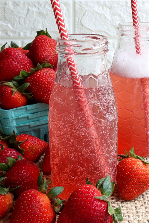 Strawberry soda. 