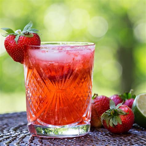 Strawberry vodka drinks. Jun 19, 2014 · Preparation. Purée strawberries, vodka, simple syrup, lime juice, and 2 cups ice in a blender until smooth and very thick (mixture will loosen immediately once poured). Divide among glasses and ... 