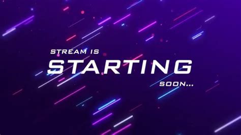 Stream Starting Soon Screen Animated