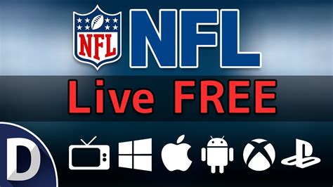 Stream nfl for free. Base price: $69.99 per month Free trial? Yes; DVR storage space: Unlimited No. of concurrent streams: 20 With DirecTV Stream, you'll be able to watch in-market NFL games airing on NBC, ESPN, Fox ... 