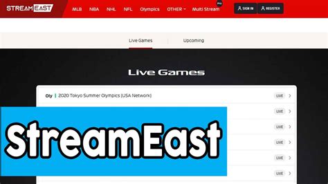 Streameast. com. Streameast is a live broadcast site where you can watch live match broadcasts free of charge and without interruption. streameast.live. Access all NBA, NHL, NFL, MLB, UFC, Boxing and Formula 1 Streams for free with the world's most used sports streaming site. 