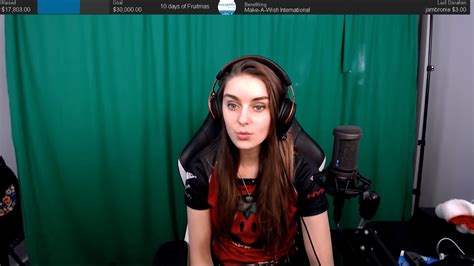 The 23 years old former cheerleader is known for her cosplays and shes also a gamer Amouranth has more than 700K fans on Twitch, and she original because famous for her Twitch meta and bath tub streams where shes write her name over her body if they donated to her. . Streamersgonewild