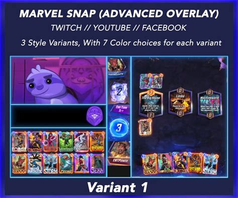 Streaming Question: Overlays : r/MarvelSnap - reddit.com