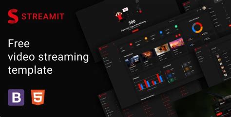 Streamit Video Streaming HTML Admin Template