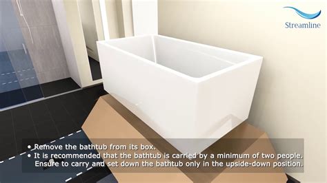 Streamline freestanding tub installation.  Designed for effortless installation with its ...