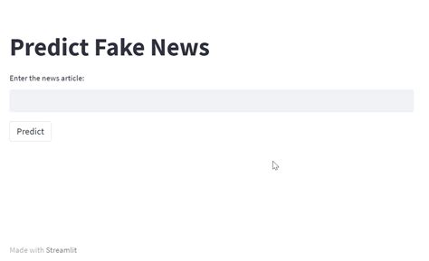 Streamlit javascript.  This tool analyzes news articles, flags potential fake news ...