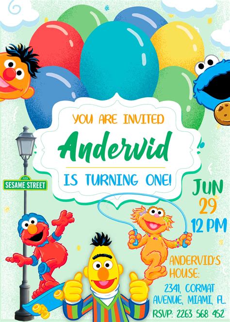 Street Party Invitation Template