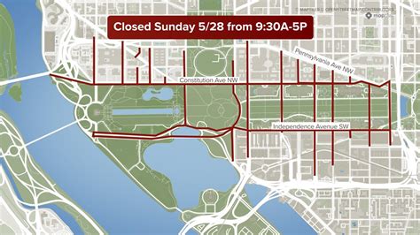 Street closures, transit changes for Memorial Day events in the DC area