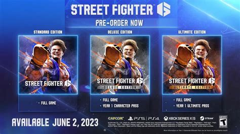 Street fighter 6 deluxe edition. Street Fighter 6 Deluxe Edition costs $84.99 and includes the game, the Year 1 Character Pass, and 4,200 Drive Tickets. The Year 1 Character Pass adds four new … 