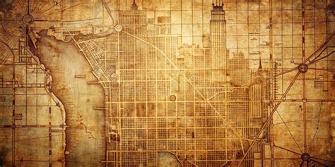 Streets On A Map Journey Through Changes