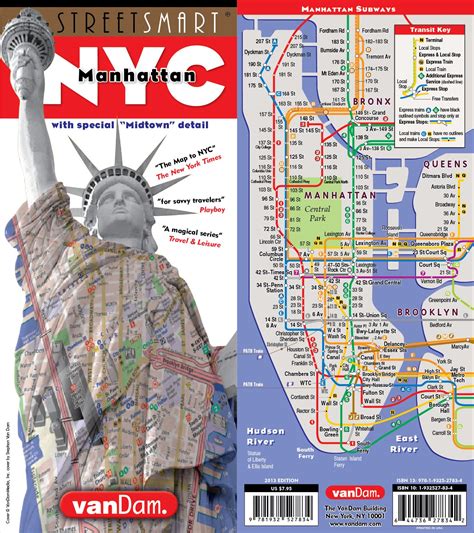 Streetsmart nyc map by vandam guide and map to nyc. - 2015 club car xrt 1550 manual.