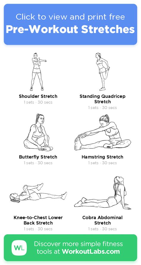 Stretch Exercises Before Workout