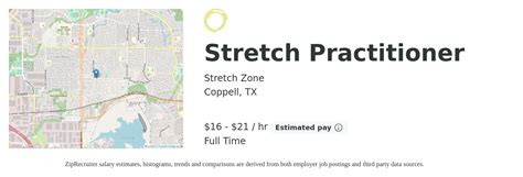 Stretch zone coppell. Posted 2:14:03 PM. Health, Wellness and Fitness ProfessionalsCompensation / Perks: $35,000 to $65,000 Annually…See this and similar jobs on LinkedIn. 