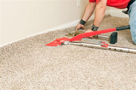 Stretching carpet. Properly stretching the carpet ensures a tight and secure fit, eliminating wrinkles and bubbles. Follow these steps to stretch the carpet effectively: Position the Power Stretcher: Begin in a corner of the room and place the head of the power stretcher about 6 inches away from the wall. 