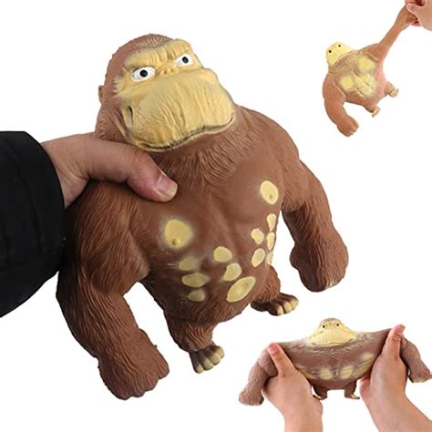 WAYFENGLI Squishy Monkey Toy,Tiktok Trending Stretchy Monkey Toy,Stress Relief & Decompression Toys,Squeeze Stress Monkey for Kids & Adults, Autism Relief,Gift idea ... . 