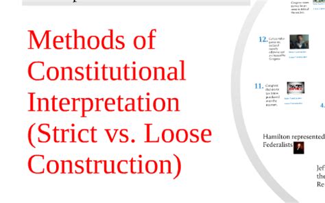 Strict vs. Loose Construction - ConSource