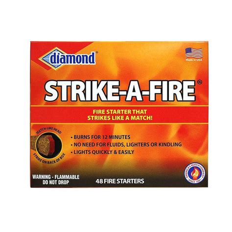 Strike-A-Fire Fire Starters Strikes Like a Match for ... - The Home Depot