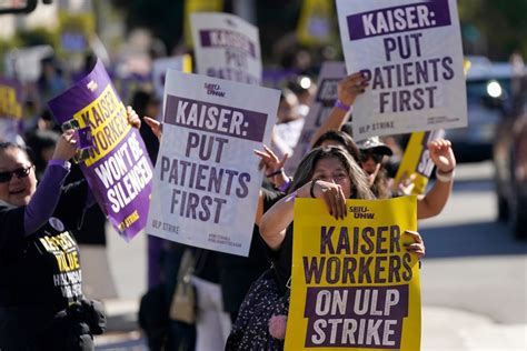 Striking Kaiser Permanente workers get support from elected officials