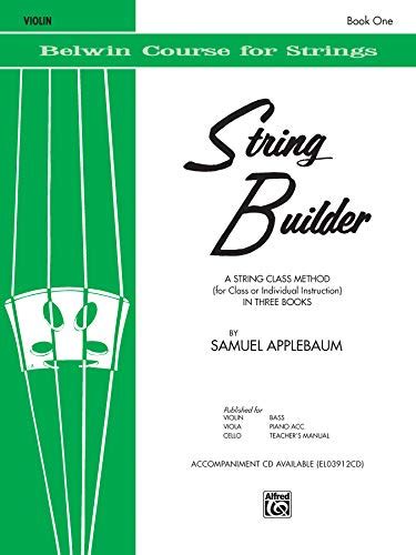 String builder violin book 1 belwin course for strings. - Handbook of measurements benchmarks for systems accuracy and precision industrial innovation series.