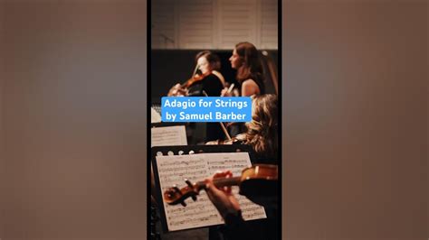 String funeral home.  How did Samuel Barber's stirring, lush work for strings...